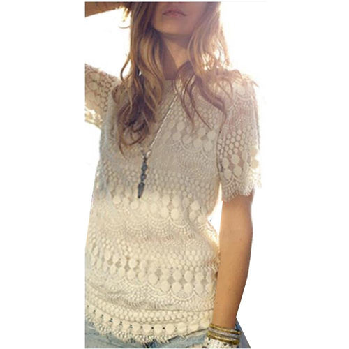 Sexy Lace Women Dress Hollow Out Office Summer Dress Crochet Mini Beach Dress Vestidos Femininas 2015 Vestido De Renda