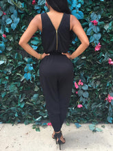 Sexy Long Black Rompers Womens Jumpsuit For Women Overalls Sleeveless Plus Size Bodycon Jumpsuit V Neck Suits Bodysuit Zipper