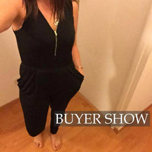 Sexy Long Black Rompers Womens Jumpsuit For Women Overalls Sleeveless Plus Size Bodycon Jumpsuit V Neck Suits Bodysuit Zipper