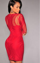 Sexy Mesh Transparnt Sheer Black Lace Dress Hollow Out Long Sleeve Mini Dress 2016 Clubwear Geometric Bodycon Bandage Club Dress