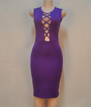 Sexy Purple Women Dress Black Summer Bodycon Dresses Midi Sleeveless Strappy Pencil Dress Hollow Out Slim Clubwear Robe 2015
