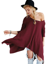 Sexy Red Blouse Irregular Skirt Slash Neck Solid Ruched Tops Loose Full Sleeve Drape Top Strapless Club Black Autumn Blouse