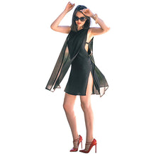 Sexy Split Women Dress Black Mesh Tank Summer Dress 2015 Vestido Bodycon Dresses Vestidos Summer Style