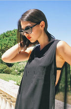 Sexy Split Women Dress Black Mesh Tank Summer Dress 2015 Vestido Bodycon Dresses Vestidos Summer Style