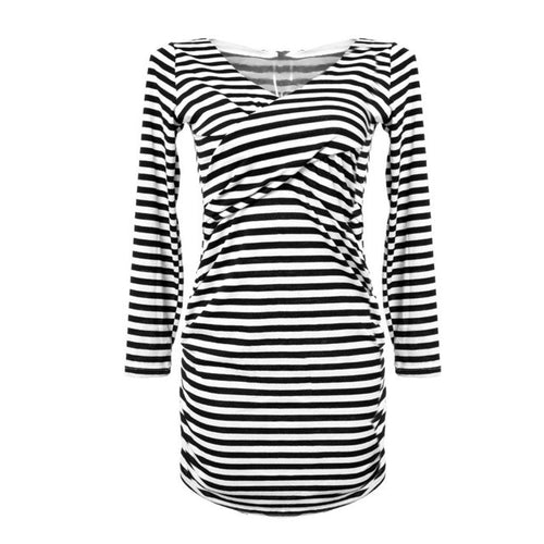 Sexy Striped Bodycon Dress Casual Long Sleeves Summer Dress Women Dresses Women Clothing Vestidos Slim Vestido Robe 2015