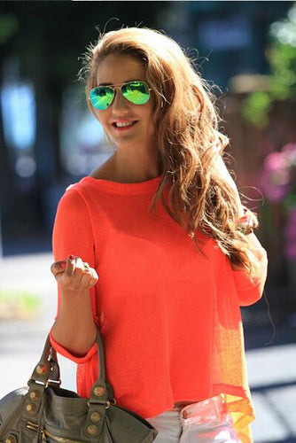 Sexy Summer Women Blouse Back Split Cropped Top Black Shirt Women Tops Blusas Femininas Black Orange Women Blouses 2015