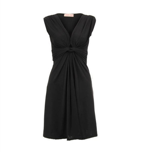 Sexy Twist Summer Dress 2015 V Neck Women Dress Club A line Dresses Plus Size Women Clothing Vestido Vestidos De Festa 5 Colors