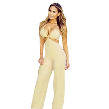 Sexy V Neck Rompers Womens Jumpsuit Elegant Black Long Jumpsuit Summer Halter Neck Bodysuit Hollow Out Red Overalls Playsuit
