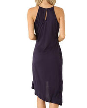 Sheer Back Hollow Out Spaghetti Strap High Low Dress Women Wrap Simple Black Sundress New Arrival 2016 Girl Summer Beach Dress