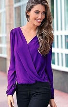 Sheer High Low Wrap V Neck Loose Blouse Back Lace Hollow Out Flower Floral Pattern Long Sleeve Summer Spring Summer 2017 Women