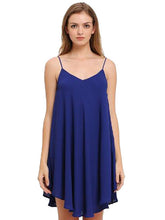 Sheer Loose Spaghetti Strap Night Sleep Dress Sexy Casual Short Mini Dress 2017 Summer Ladies New Arrivals Women Dresses 2017