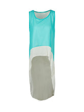 Sheer Patckwork Color High Low Blouse Sleeveless Women Fashion Casual Summer Blouse Tops And Blouses 2016 New Chiffon Ladies