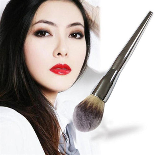 Silver Color Makeup Cosmetic Brushes Kabuki Face Blush Brush Powder Foundation Tool makeup brush set Anne