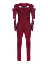 Skinny Cut Out Hollow Long Sleeve Back Zipper Playsuit Sexy Club Jumpsuits Out Fit Bodycon Jumpsuit & Romper One Piece Jumpsuit