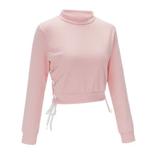 Solid Full Sleeve O-Neck Short Pullover Bow Sweater Hollow Out Pink Women Sweater 2016 New Fashion Women Casual Slim Tops