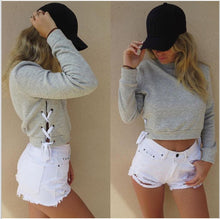 Solid Full Sleeve O-Neck Short Pullover Bow Sweater Hollow Out Pink Women Sweater 2016 New Fashion Women Casual Slim Tops