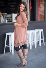 Solid Lace Three Quarter Sleeve Long Blouse Cardigan Pink Autumn 2016 Women Top New Arrival Ladies Blouses 2016 Fashion Casual