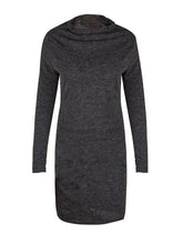 Solid Ruched Full Sleeve Ruched Mini Length Skinny Khaki Grey Elegant Dress Work Women Autumn 2016 Slim Casual Dress