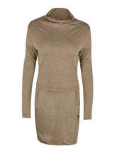 Solid Ruched Full Sleeve Ruched Mini Length Skinny Khaki Grey Elegant Dress Work Women Autumn 2016 Slim Casual Dress