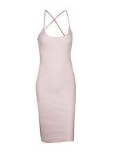 Spaghetti Strap High Split On Side Bodycon Sexy Dress Black Pink Solid Color Summer Dress 2017 Ladies Clothing