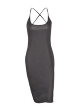 Spaghetti Strap High Split On Side Bodycon Sexy Dress Black Pink Solid Color Summer Dress 2017 Ladies Clothing