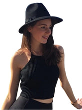 Spaghetti Strap Knit Short Crop Top Womans Casual Summer Tee T Shirt Women Sexy Fashion Women Clothing Fitness Stretch Bodycon