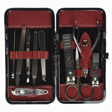 Stainless Steel Manicure Pedicure Ear pick Nail-Clippers Set 10 in 1 10 items Professional Manicure Kit in the Case Anne