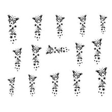 Stickers & Decals women girl ladies 3D Butterfly Water Transfer Slide Decal Sticker Nail Art Tips To Decoration free shipping