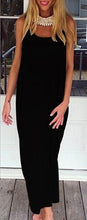 Strap Open Back Ruched Sleeveless Sexy Black Dress Women Long Maxi Dress Beach Summer Sundresses Sun Dress High Quality 2016