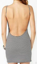 Striped Backless Women Dress Sexy Bodycon Pencil Dresses Mini Club Summer Dress For Women Vestido 2015 Vestidos