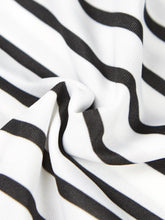 Striped Loose Slit Double Split Cotton One Shoulder Handkerchief Casual Fashion Dress Oversized Women Dresses Lady