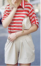 Striped Red Women Blouses Blusa Roupas Femininas Ladies Women Chiffon Blouse Long Sleeve Loose Camisas Blusa Blusas Femininas