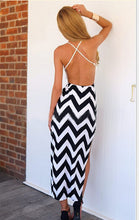 Striped Summer Dress Sexy Women Dress Backless Slip Beach White Dress Roupas Femininas Vestidos Femininos Vestido 2015