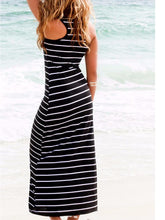 Striped Tank Women Dress Long Summer Style Summer Dress 2015 Dresses Women Clothing Vestido Vestido Maxi Robe Plus Size