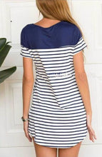 Striped Women Dress Mini Dresses Women Clothing Vestido Vestido Robe Plus Size Casual Summer Style Summer Dress