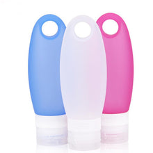 Stylish Transparent Portable Travel Shower Lotion Bottles Silicone Store Wide mouth for easy cleaning and filling 2017 Anne