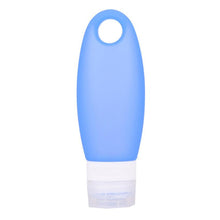 Stylish Transparent Portable Travel Shower Lotion Bottles Silicone Store Wide mouth for easy cleaning and filling 2017 Anne