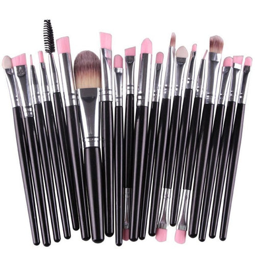 Suitable for Professional use or Home use 20pcs/set Makeup Brush Set tools Make-up Toiletry Kit Wool Make Up Brush Set Anne