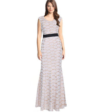 Summer Autumn Black Plus Size Casual Long Dress Green Party Evening Elegant Women Maxi White Lace Dress