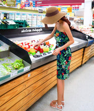 Summer Bodycon Women Dress Strapless Print Flower Dresses Beach Summer Dress 2015 Vestido De Festa Vestidos Women Clothing