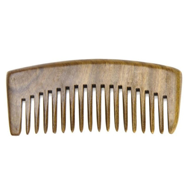 TOP Quality No electrostatic Natural Green Sandalwood Comb Massage Present Comb 100% brand new and high quality Anne