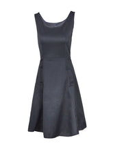 Tank Pocket Simple Pure Black White Women Elegant Summer Girl Dress Sundress Girl New Arrival Dress 2017 High Quality Summer