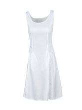 Tank Pocket Simple Pure Black White Women Elegant Summer Girl Dress Sundress Girl New Arrival Dress 2017 High Quality Summer