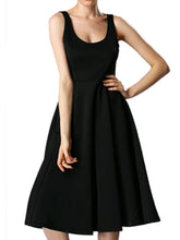Tank Pocket Simple Pure Black White Women Elegant Summer Girl Dress Sundress Girl New Arrival Dress 2017 High Quality Summer