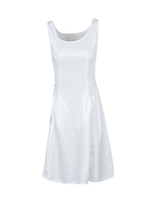 Tank Pocket Simple Pure Black White Women Elegant Summer Girl Dress Sundress Girl New Arrival Dress 2017 High Quality Summer