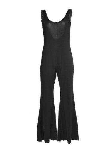 Tank Wide Leg Pants Jumpsuit Flare RomperCasual Open Back Dance Palazzo Pants Jumpsuit Loose Women Outfits Overall