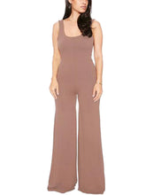 Tank Wide Leg Pants Jumpsuit Flare RomperCasual Open Back Dance Palazzo Pants Jumpsuit Loose Women Outfits Overall