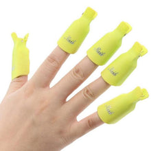 Top Fashion 10PC Plastic Nail Art Soak Off Cap Clip UV Gel Polish Remover Wrap Tool For artificial nail removal.Trim excess nail