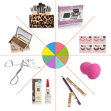 Top Selling Makeup Kits Gift Set Eyeshadow Foundation Blusher Powder Lip Gloss 12PC Brushes Easy to wash after usage 2017 Anne