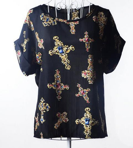 Tropical Chiffon Blouse Shirt Women Blouse Roupas Camisas Femininas Blusas Femininas Women Tops And Blouses 2014 New Fashion